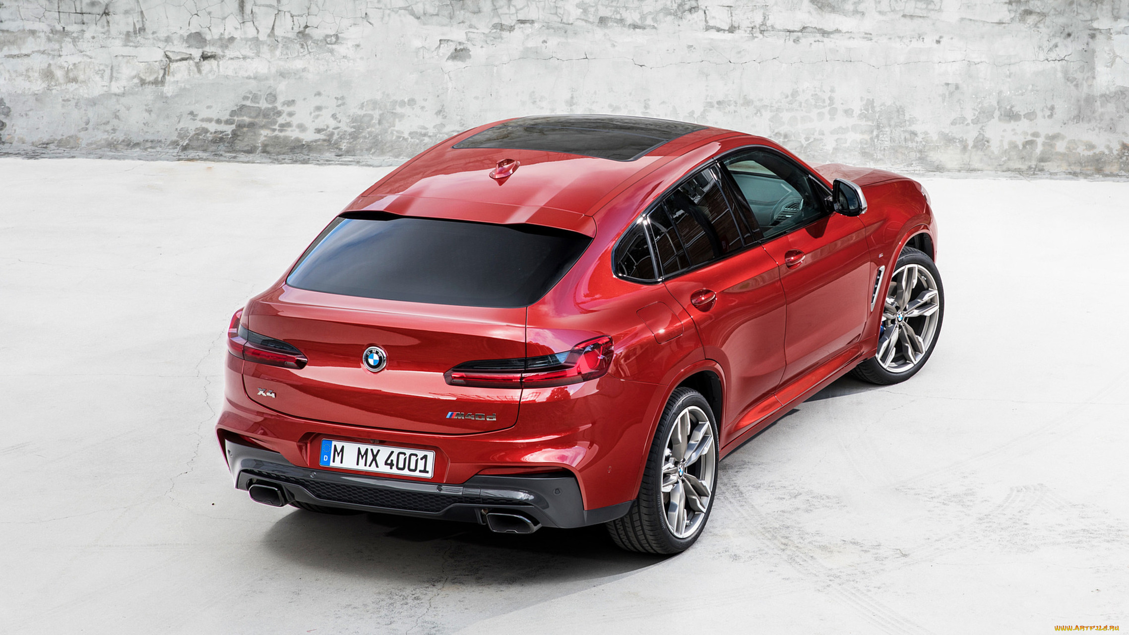 bmw x4 m40d 2019, , bmw, x4, m40d, 2019, red